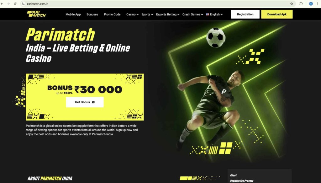 Parimatch India Website
